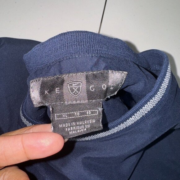 Nike Golf Pullover Mens XL Soft windbreaker Polyester v-neck Tennis Preppy - Picture 5 of 12